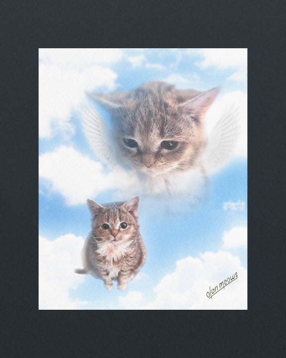 Clouds Portrait - Print