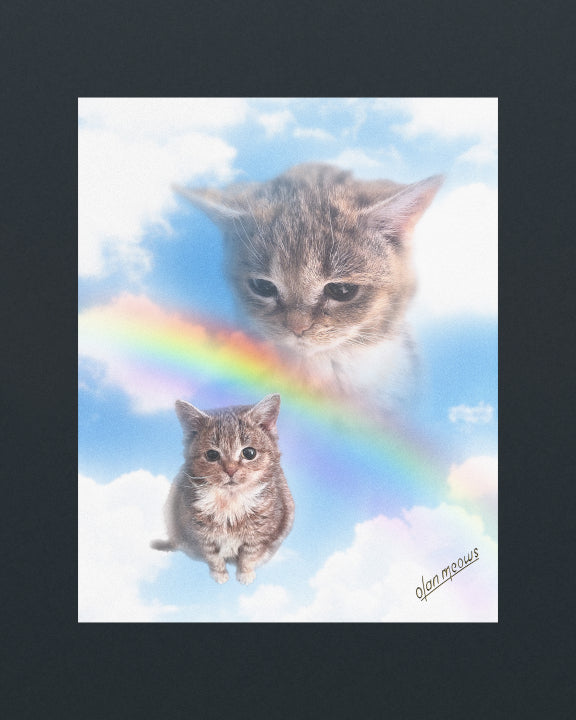 Clouds Portrait - Print