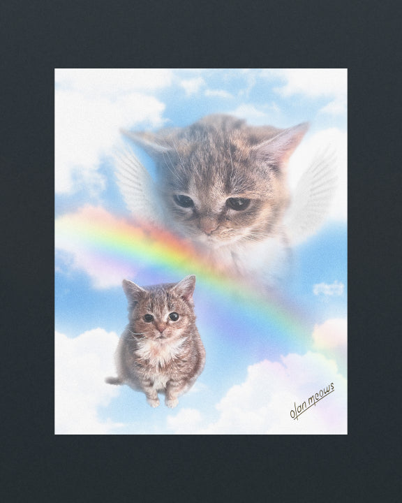 Clouds Portrait - Print