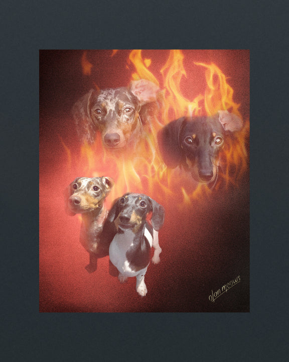 Flame Portrait - Print