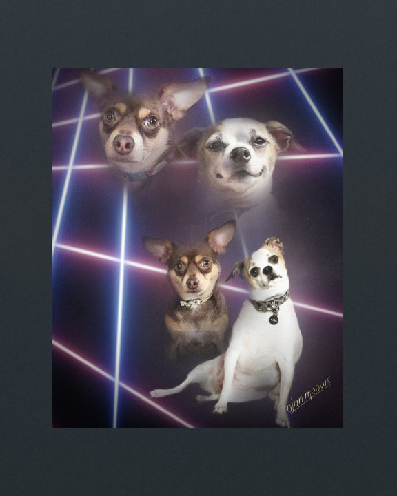 Lasers Portrait - Print