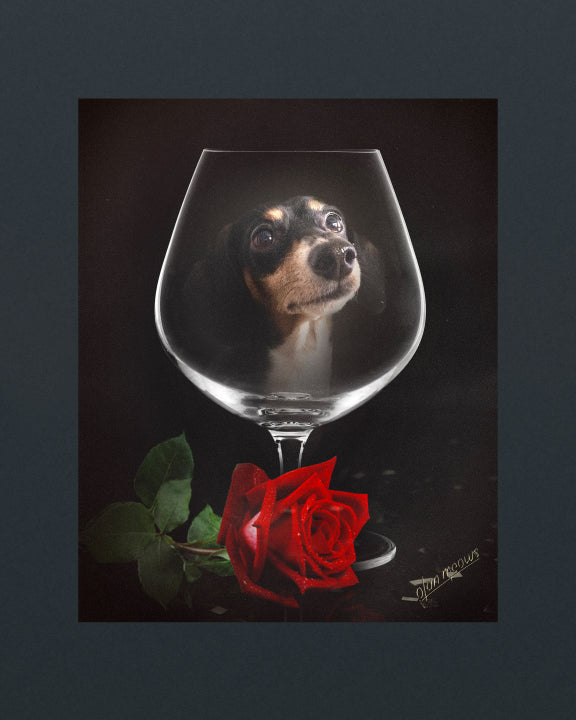 Brandy Glass Portrait - Print