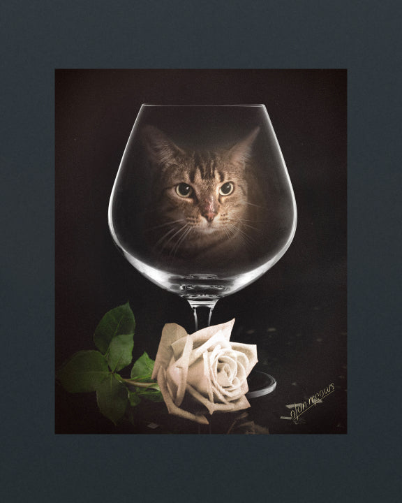Brandy Glass Portrait - Print