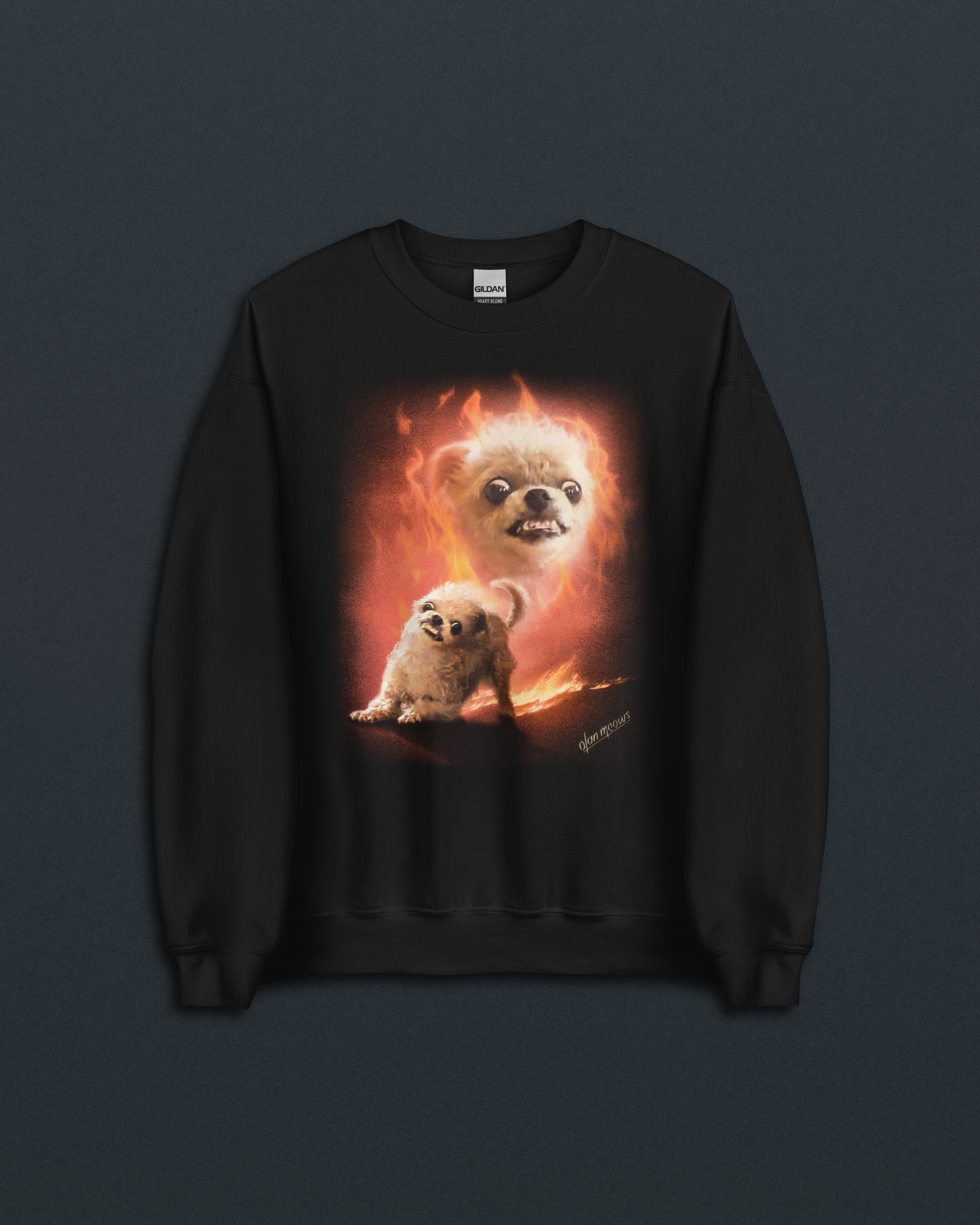 Spud Flames Crew Neck Sweatshirt