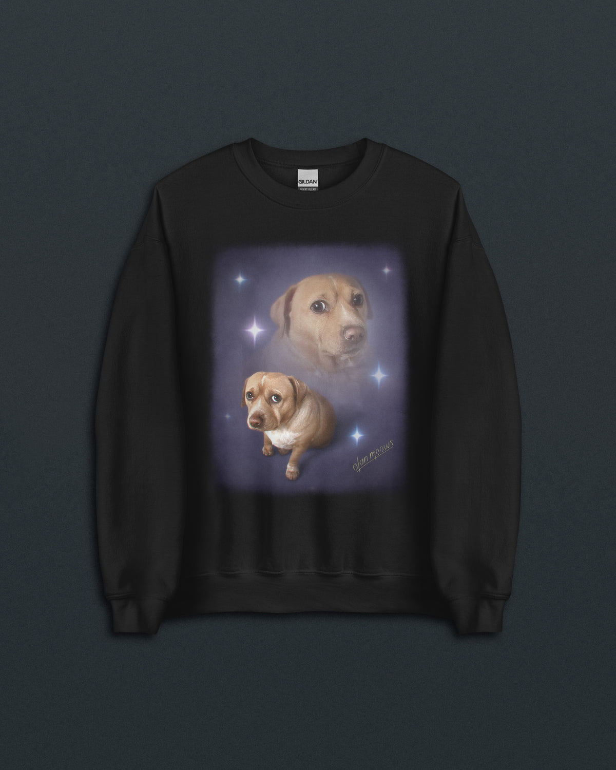 Cashew Sparkle Crew Neck Sweatshirt