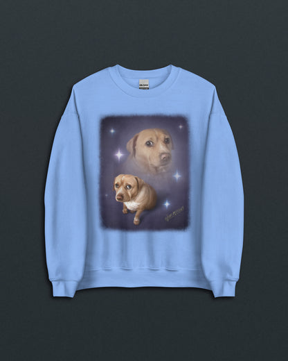 Cashew Sparkle Crew Neck Sweatshirt