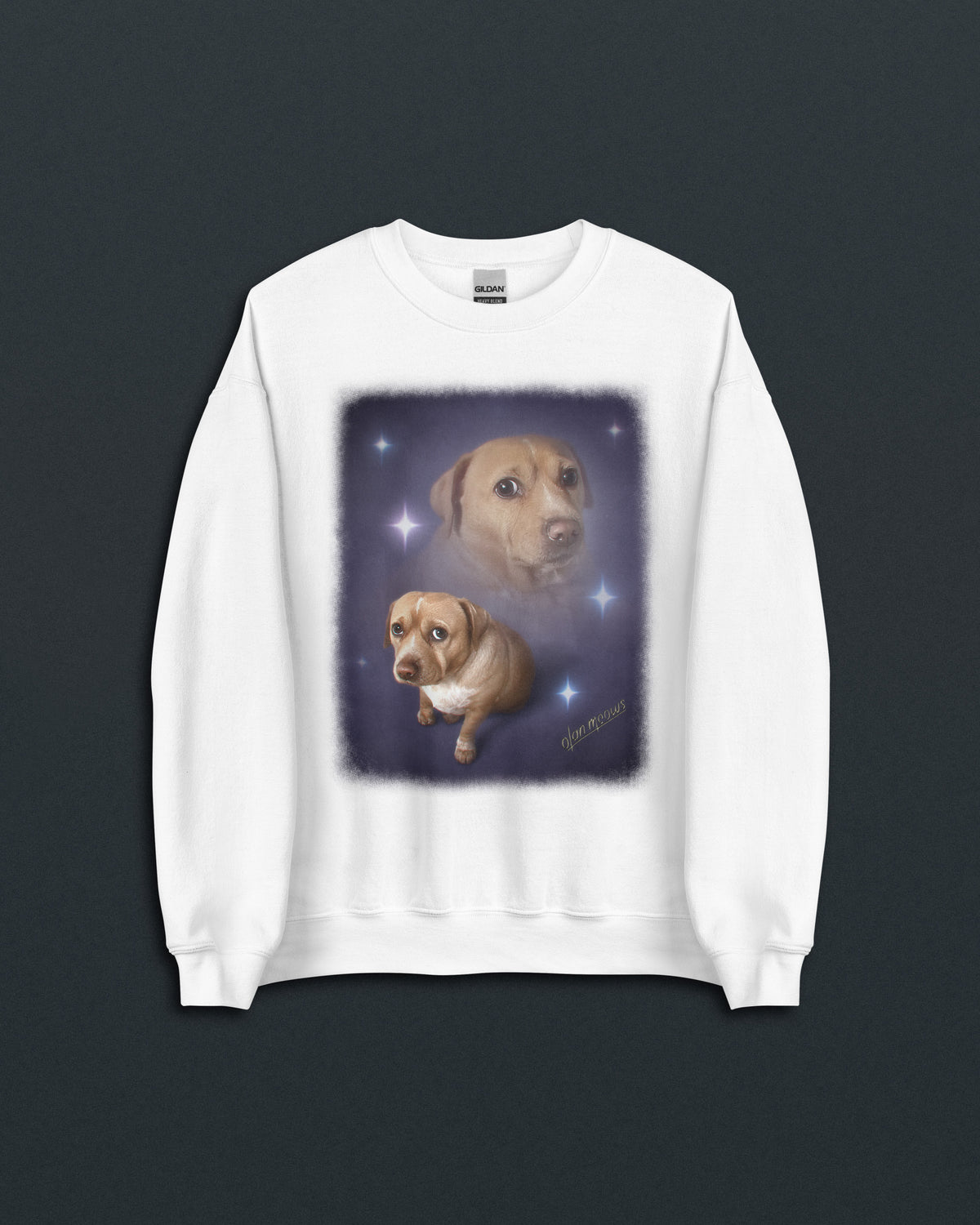 Cashew Sparkle Crew Neck Sweatshirt