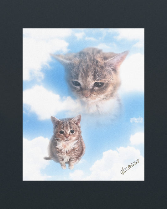 Clouds Portrait - Print