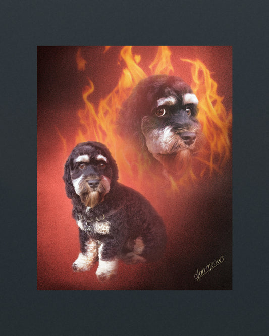 Flame Portrait - Print