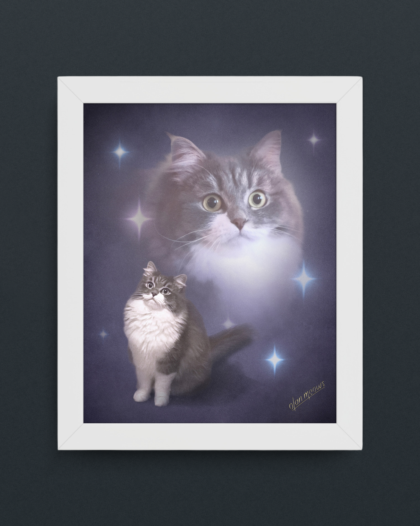 Custom Portrait Framed Print Add-On