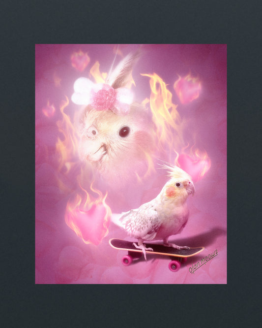 Heartburn Portrait - Print