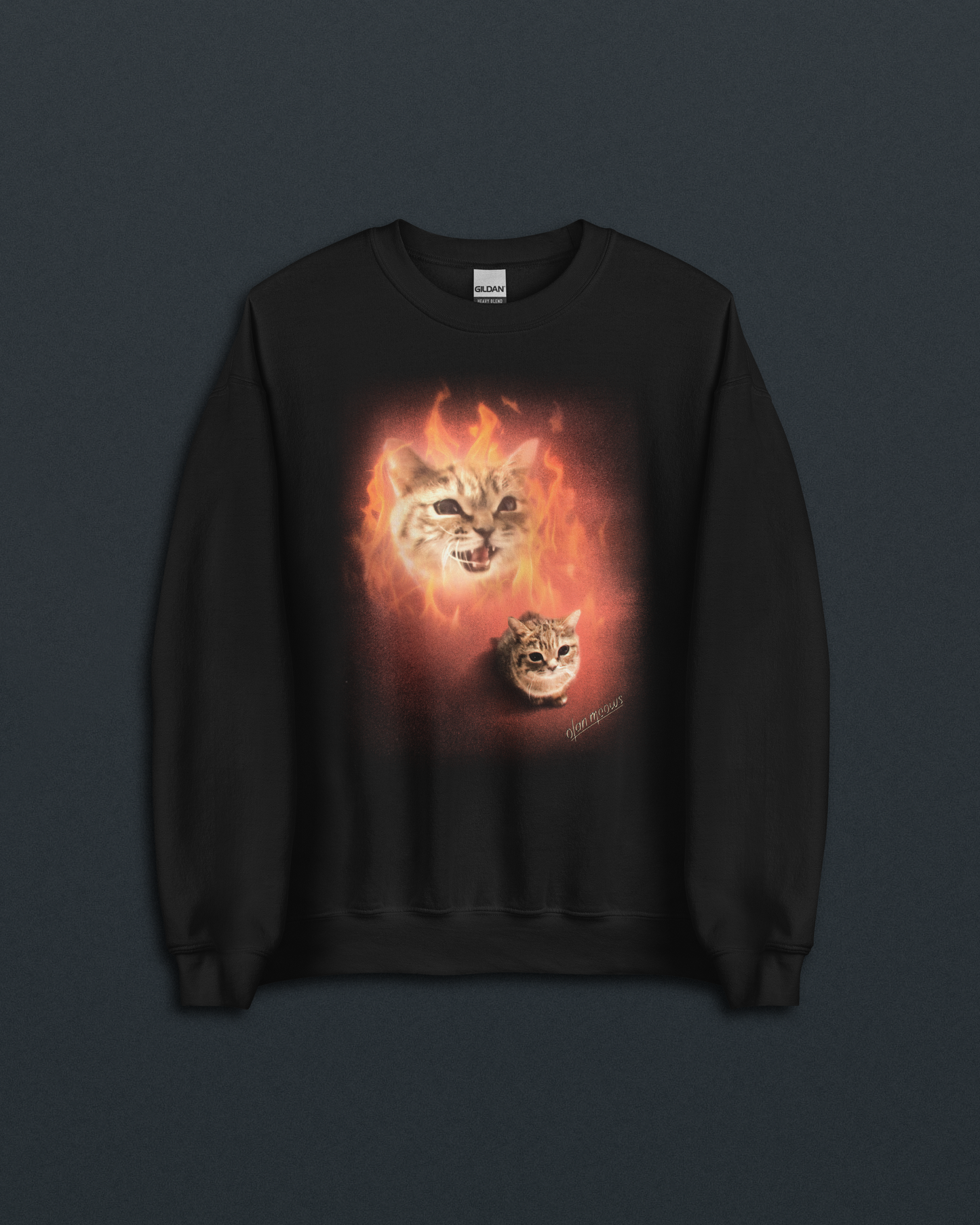 Jiggy Flames Crew Neck Sweatshirt