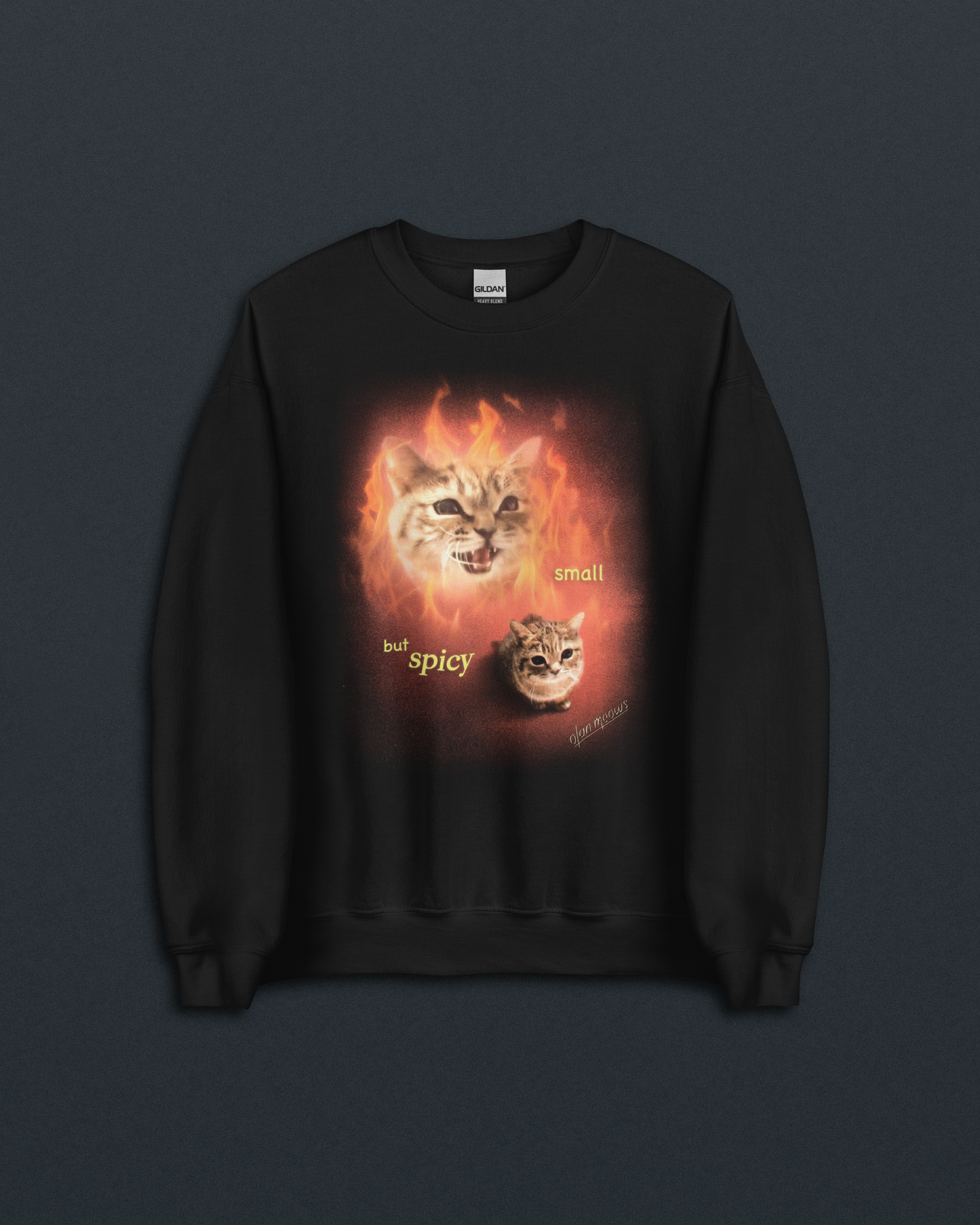 Jiggy Flames Crew Neck Sweatshirt