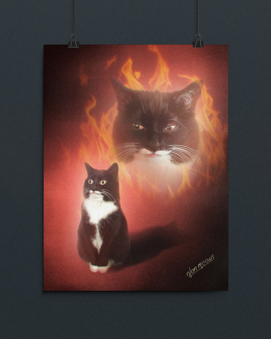 Jyn Flames Print
