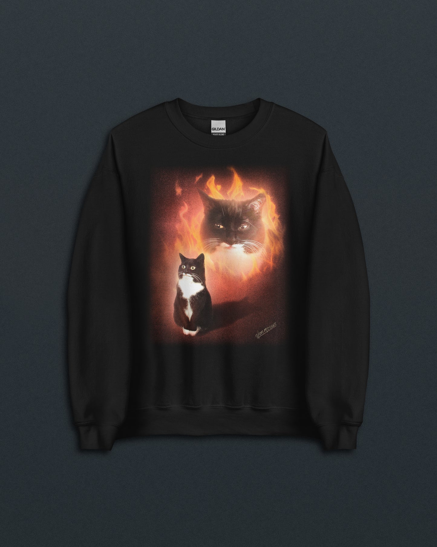 Jyn Flames Crew Neck Sweatshirt