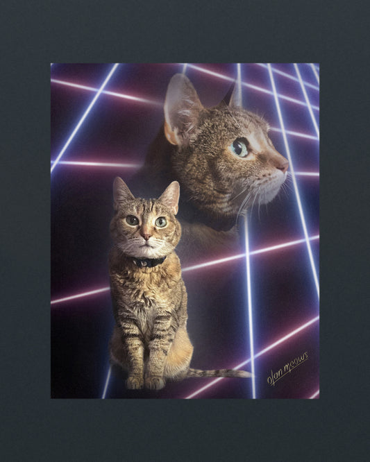 Lasers Portrait - Print