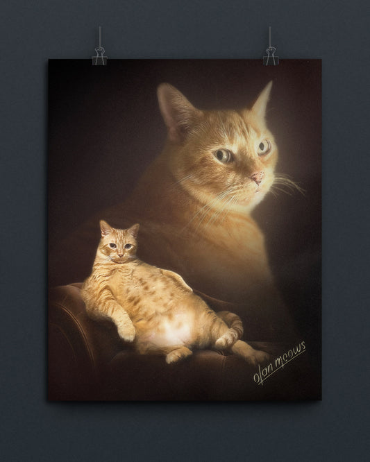 Oli The Chonk Print