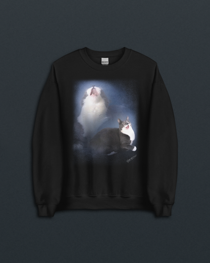 Squeaky Joe Navy Crew Neck Sweatshirt