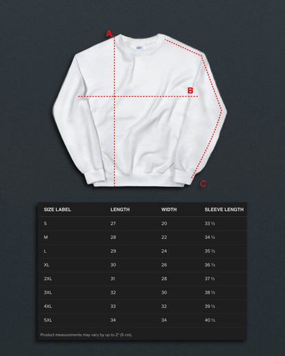 Squeaky Joe Flames Crew Neck Sweatshirt